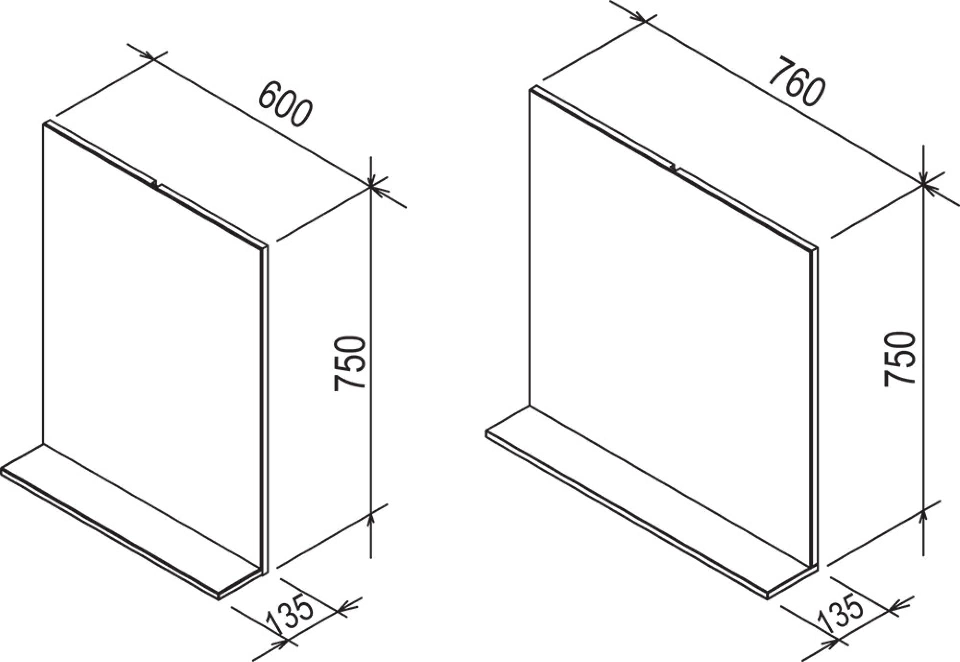 Зеркало 60 см Ravak Rosa II X000000931, береза