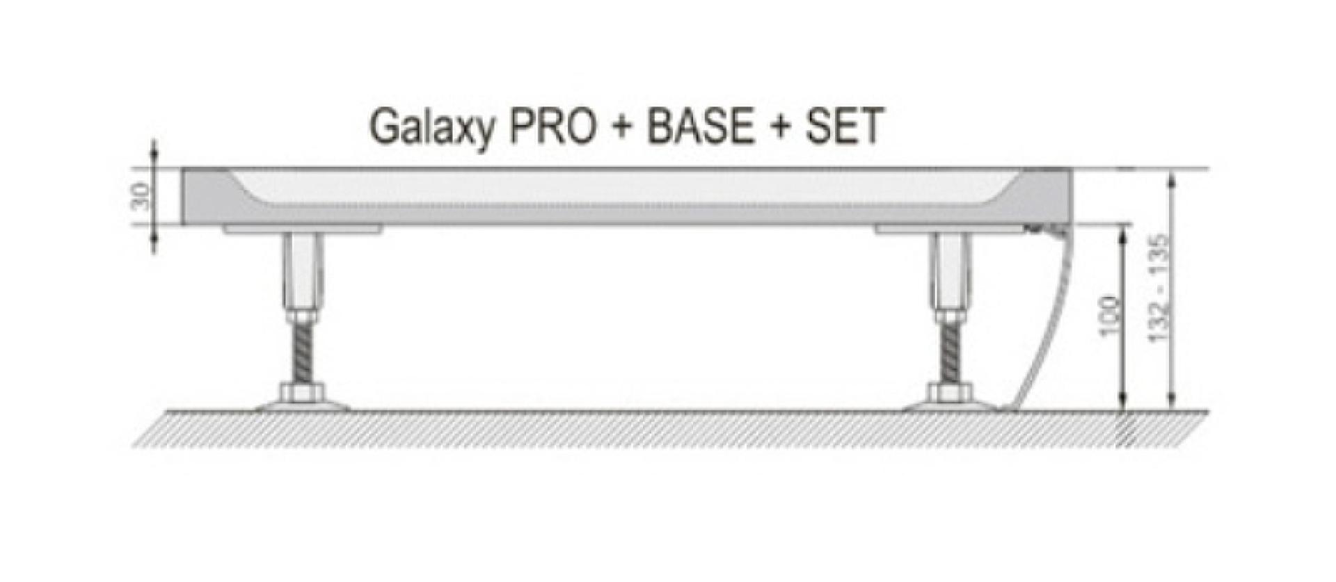 Панель для душевого поддона Ravak Gigant Pro 120х90 XA83GP71010BM, черная матовая